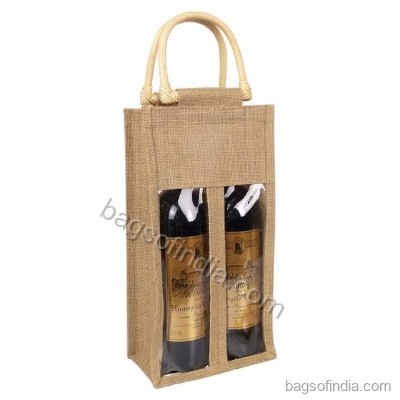 Jute Wine Bags in India