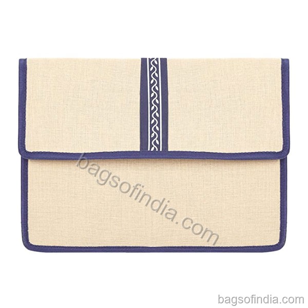 Accuprints Brown Jute Documents Holder - Jute Folder in India