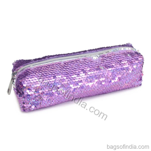 Attractive Reversible Sequin Pencil Pouch - Pencil Cases And Pouches in India