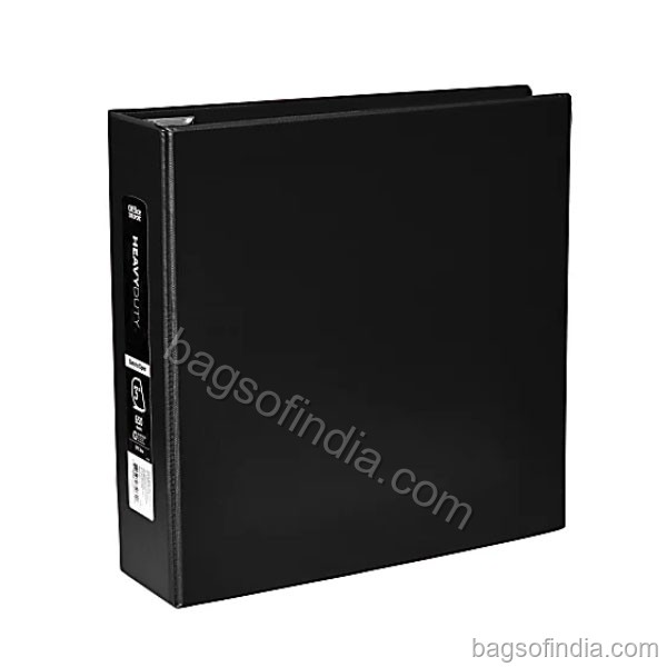 Binder Overlay Black Insert Cover - Leather Folder in India