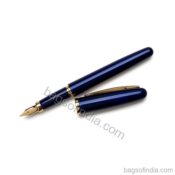 Blue Fountain Pen with Ink Cartridges - Pen in India