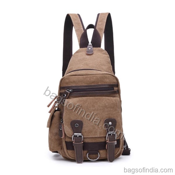Canvas Messenger Bag - College Bags in India