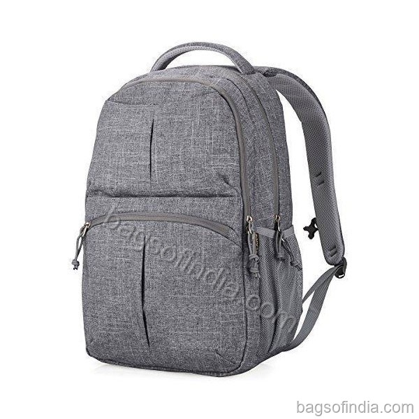 Canvas Plain Grey College Backpack - College Bags in India