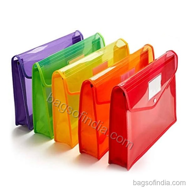 Colored Document Wallets Set - PVC Folder in India