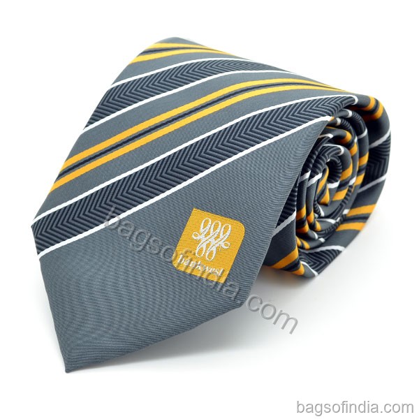 Corporate Grey Neck Tie - Promotional Ties in India