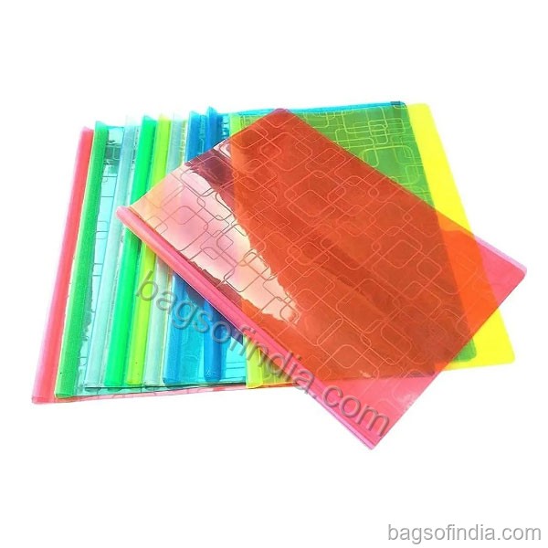 Designed Transparent Stick Files Set - PVC Folder in India