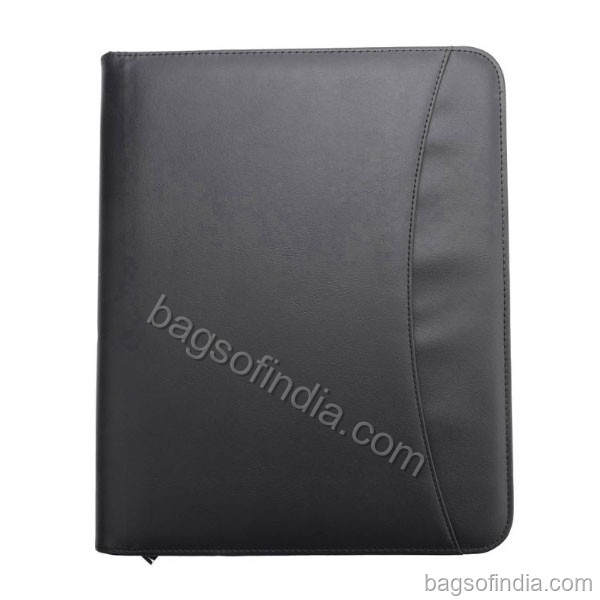 Document Case Organizer PU Zippered Closure - Leather Folder in India