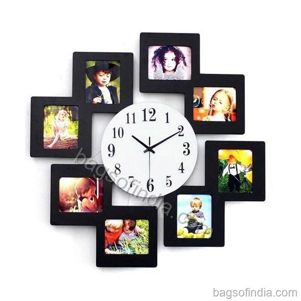 Fancy Photo Frame with Clock - Photo Frame in India