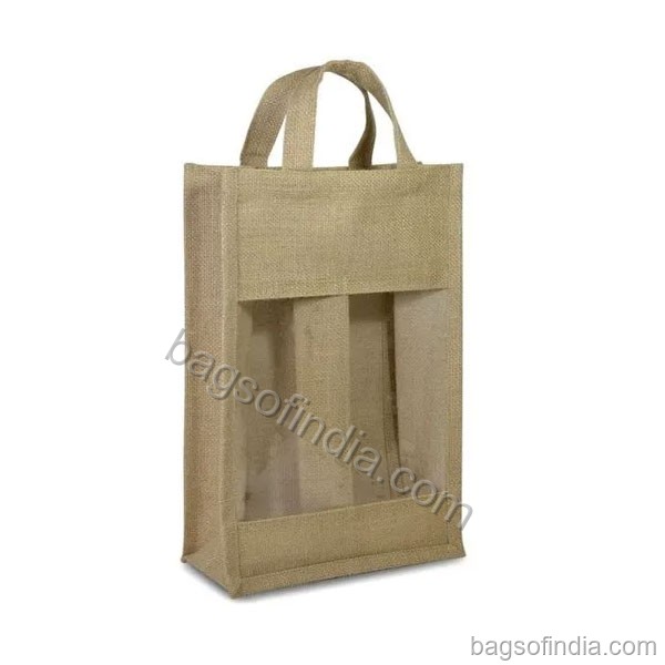 Goodwill Handicraft Handmade - Jute Wine Bags in India
