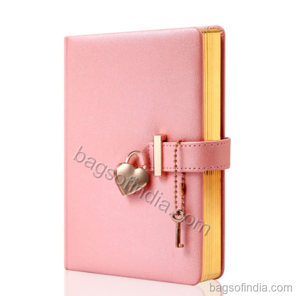 Heart Shaped Lock Secret Diary with Key - Personal Diary in India