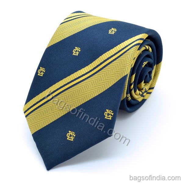 Imprinted Striped Neck Tie - Promotional Ties in India