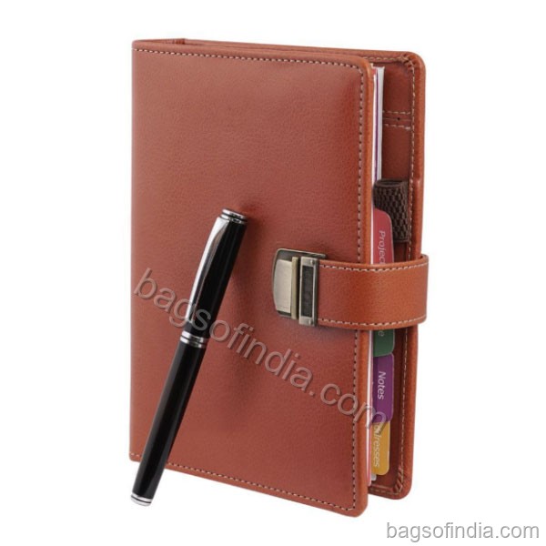  Leather Office Stationery Organiser and Diary with Pen. - Business Diary in India