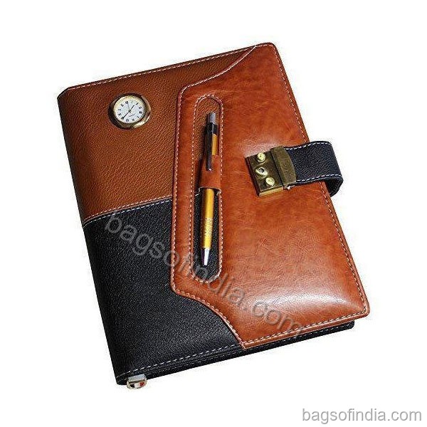 Leather Organizer Diary With Pen - Business Diary in India