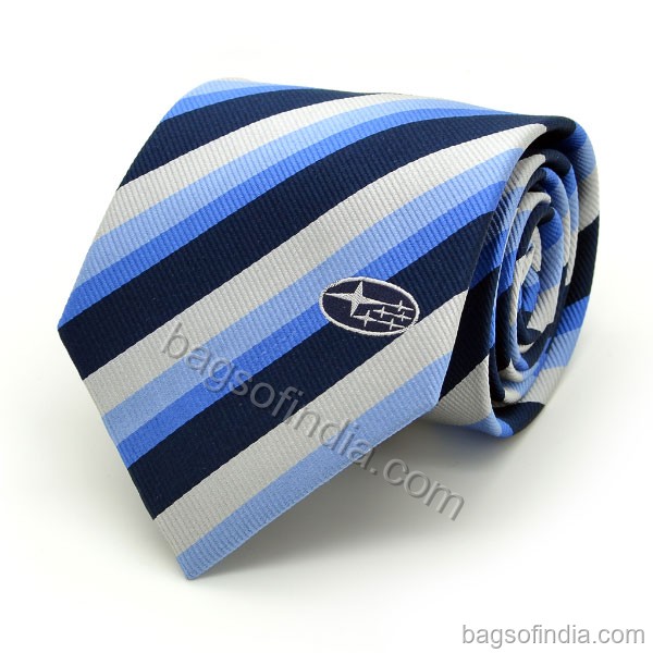 Multi Color Striped Neck Tie - Promotional Ties in India