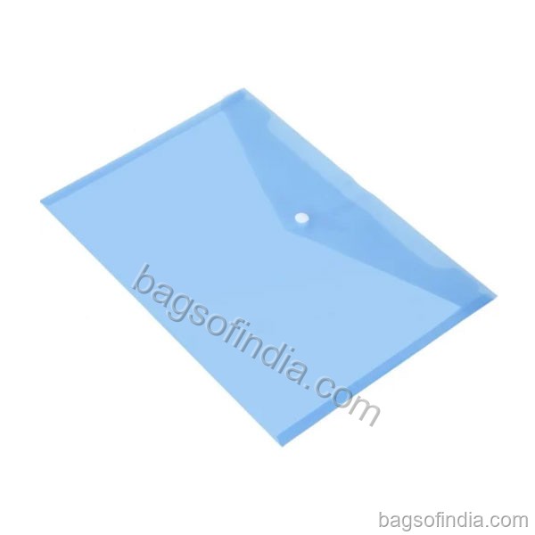 Plastic Stationery File Bag - PVC Folder in India