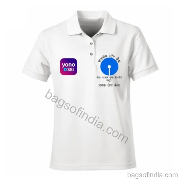 Polo SBI Printed T Shirts, Half Sleeves - Promotional T Shirts in India