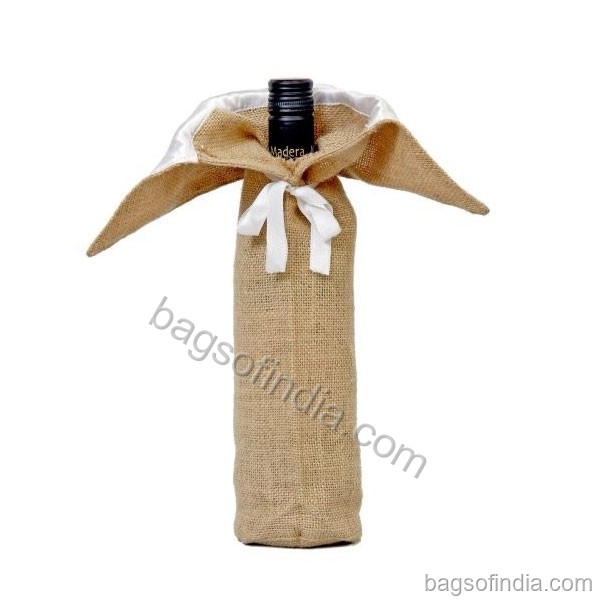 Reusable Bottle Bags Perfect for Travel - Jute Wine Bags in India