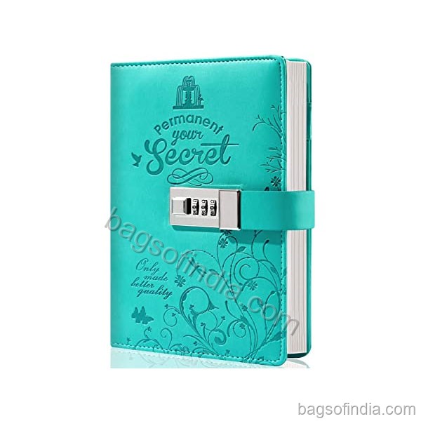 Secret Leather Dairy with Number Combination Lock Feature - Personal Diary in India