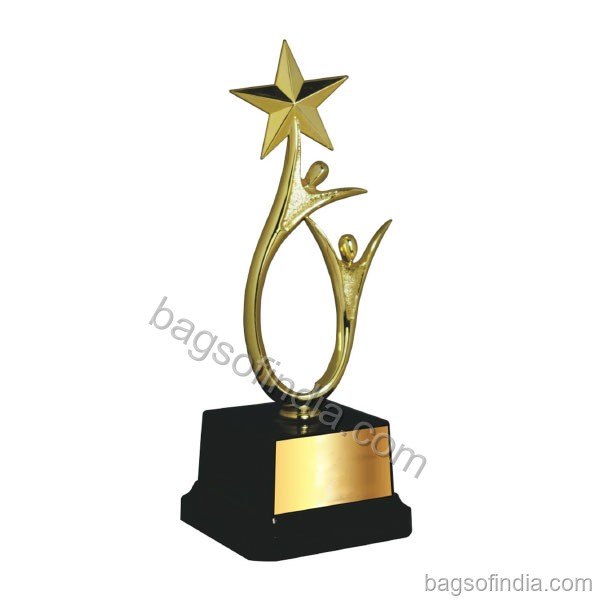 Shining Star Golden Trophy - Trophy And Momento in India