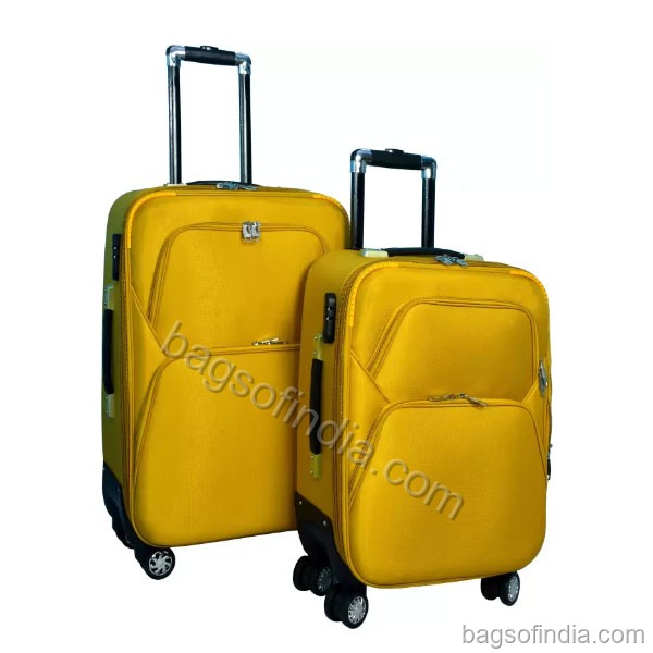 Soft Body Set of 2 Luggage - Combo Set - Trolley Bags in India