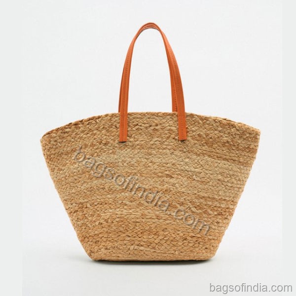 Women Beige Hand-held Bag - Jute Bags in India